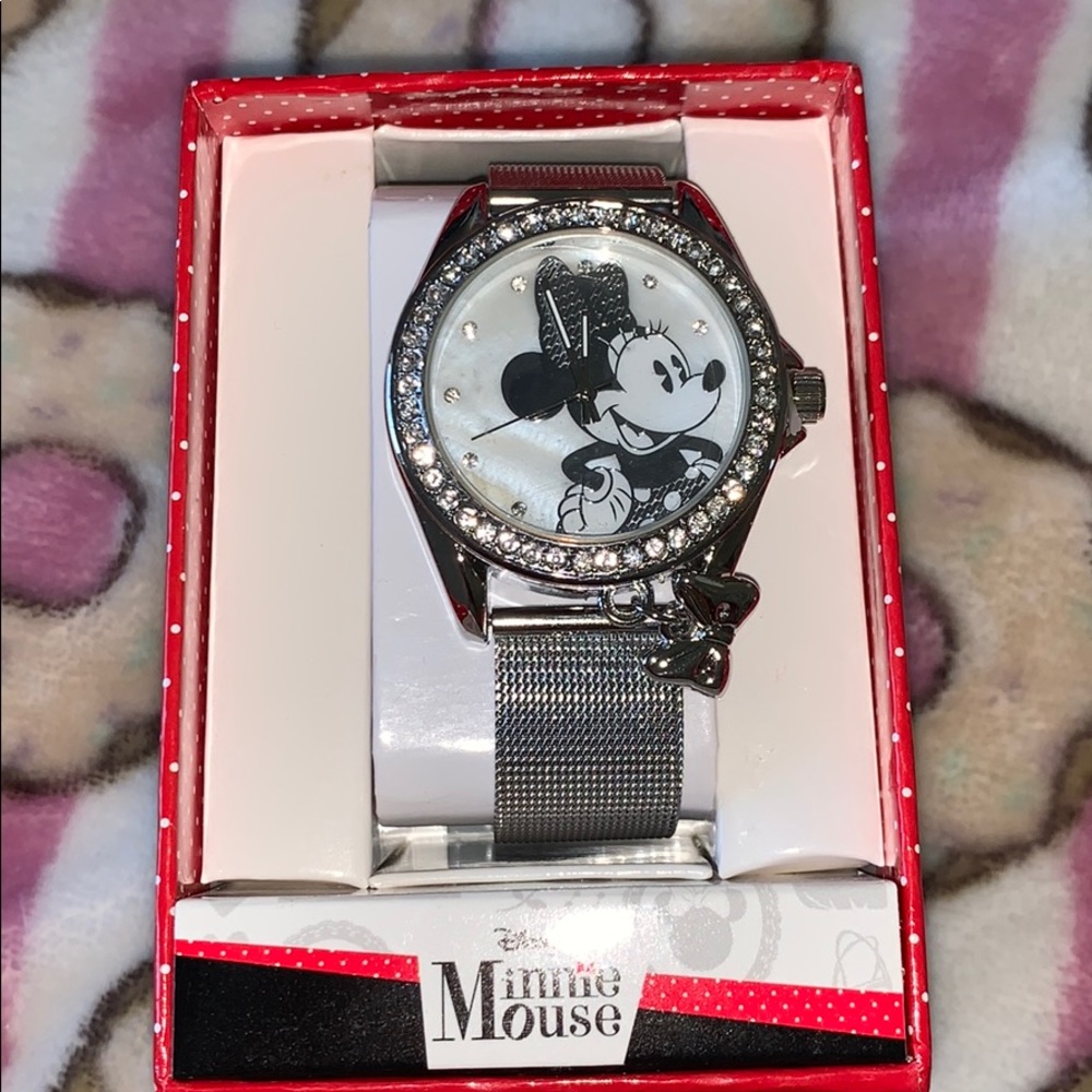 Disney Minnie Mouse Silver Watch